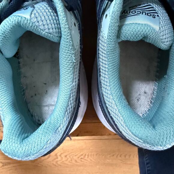 Saucony Cohesion 14 XT Running Sneaker SZ 10 Navy Sport Casual Walk NO INSOLE - Picture 6 of 10